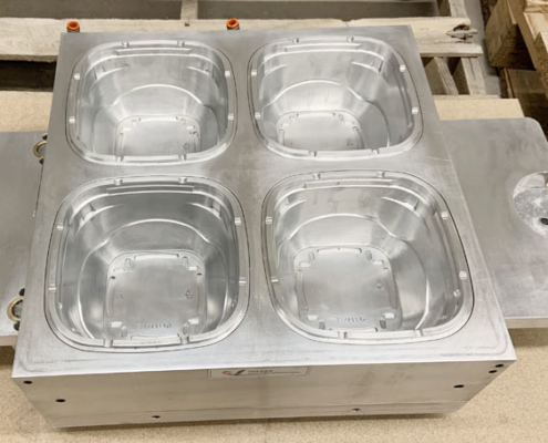 Produce mould after cleaning